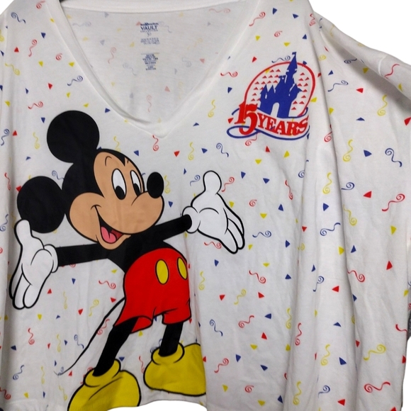 Walt Disney World Vault Collection 15th Anniversary Crop Top - Picture 2 of 4